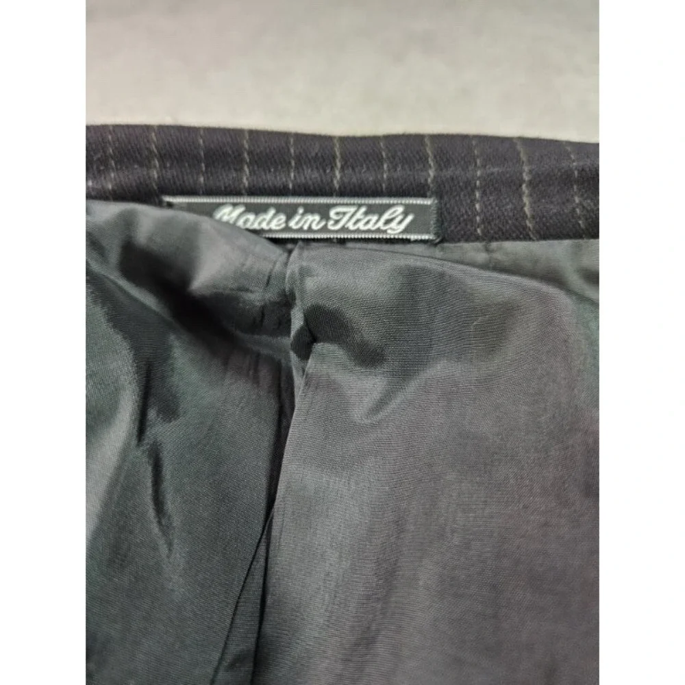 Giorgio Armani Suit Jacket 44 R Black Wool Designer Italy Designer Collezioni